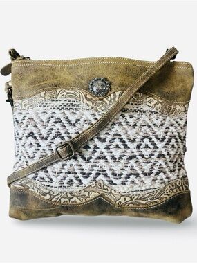 Myra Bag Razia Boho-western Suede Crossbody Bag Adjustable Trendy Minimalist